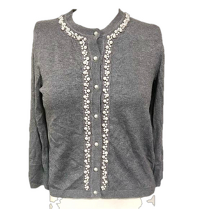 Zara Cardigan With Pearl Accents